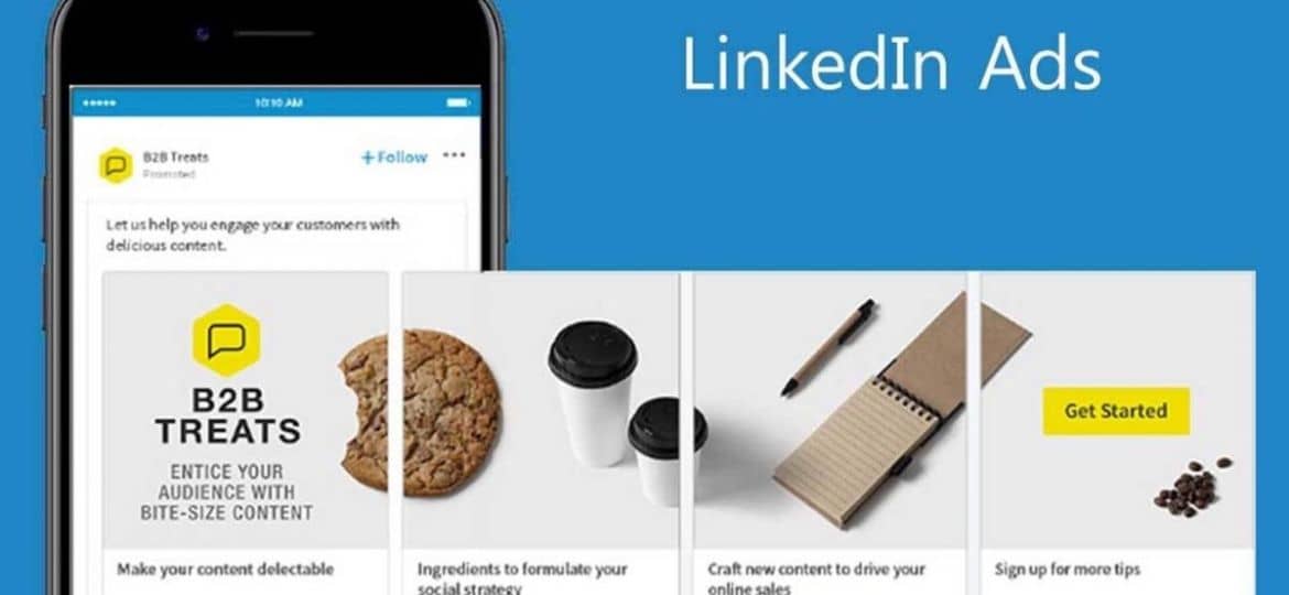 la publicité linkedin